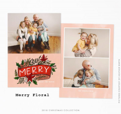 Merry_Floral_e1697_Christmas_Card